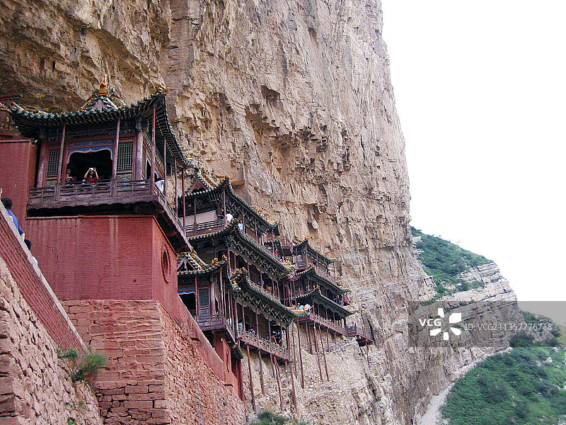 山西大同恒山悬空寺图片素材