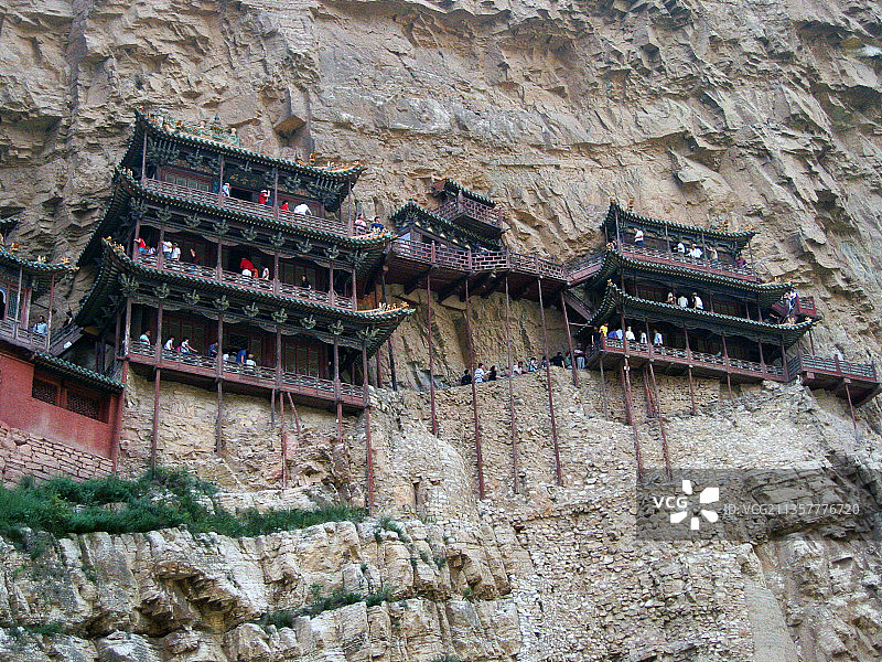 山西大同恒山悬空寺图片素材