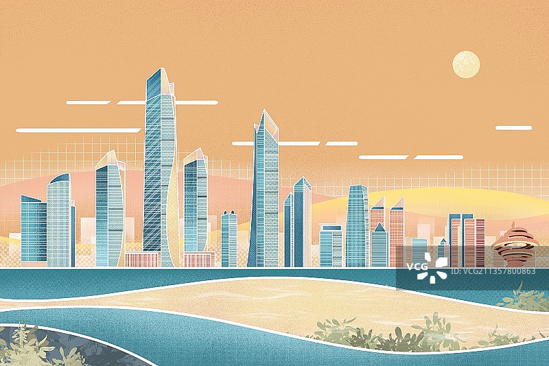 山东省青岛市著名景点建筑图片素材