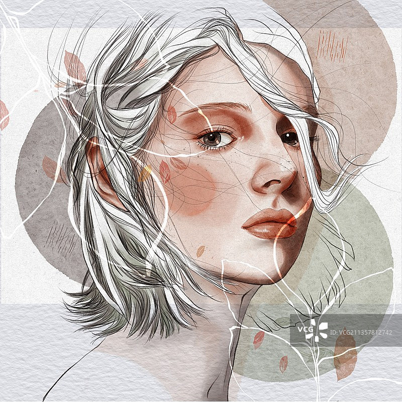 秋季女孩系列 #2图片素材