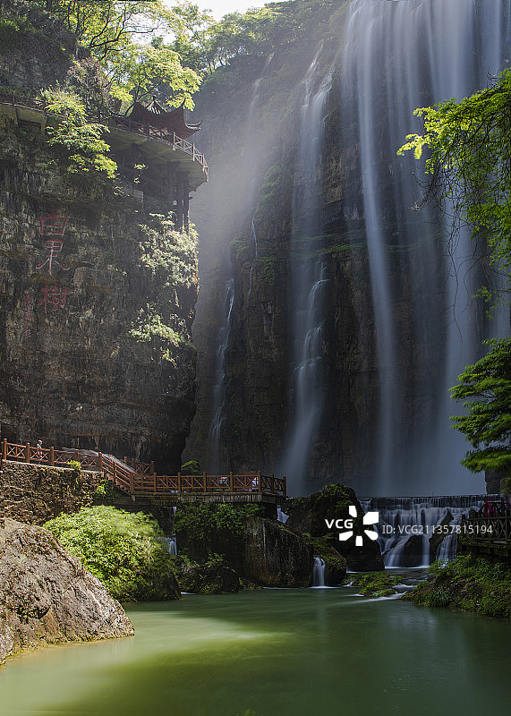 三峡大瀑布风光图片素材