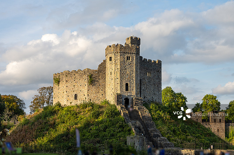 英国威尔士卡迪夫城堡图片素材