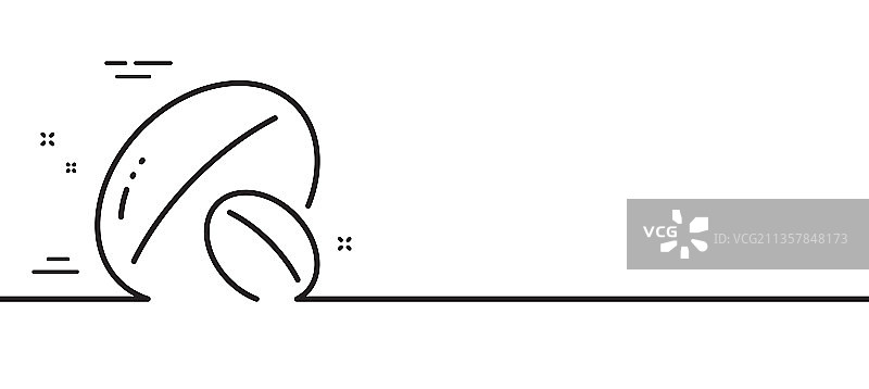 大豆坚果线性图标 美味坚果标志 纯素食品图片素材