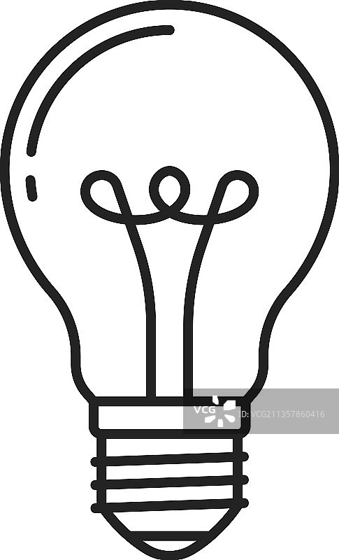 钨丝灯泡细线灯具图片素材