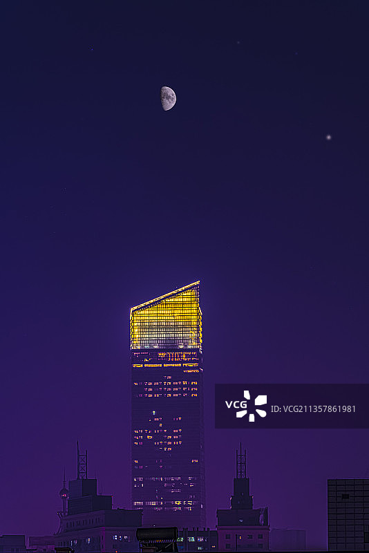 宁静的夜色~沈阳康莱德酒店图片素材