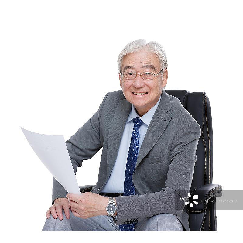 一个成功的老年男人图片素材