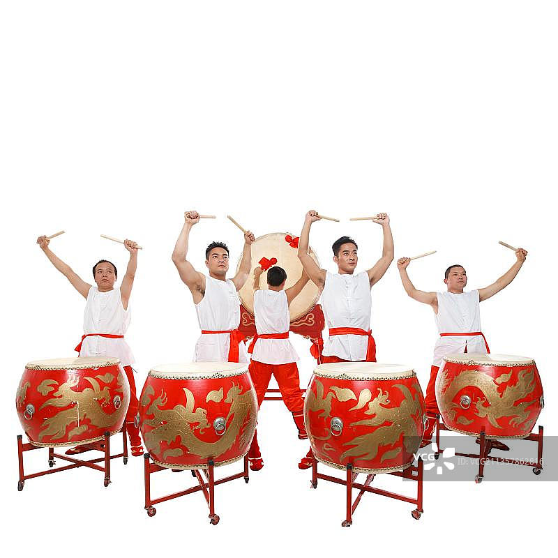 表演者在击鼓图片素材