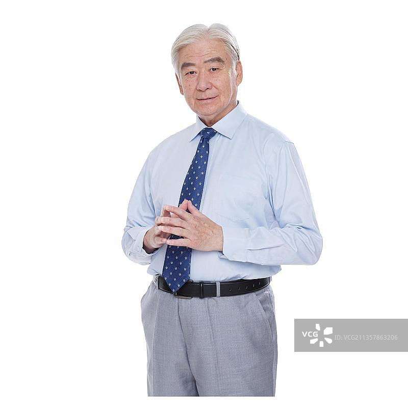 一个老年男人的肖像图片素材