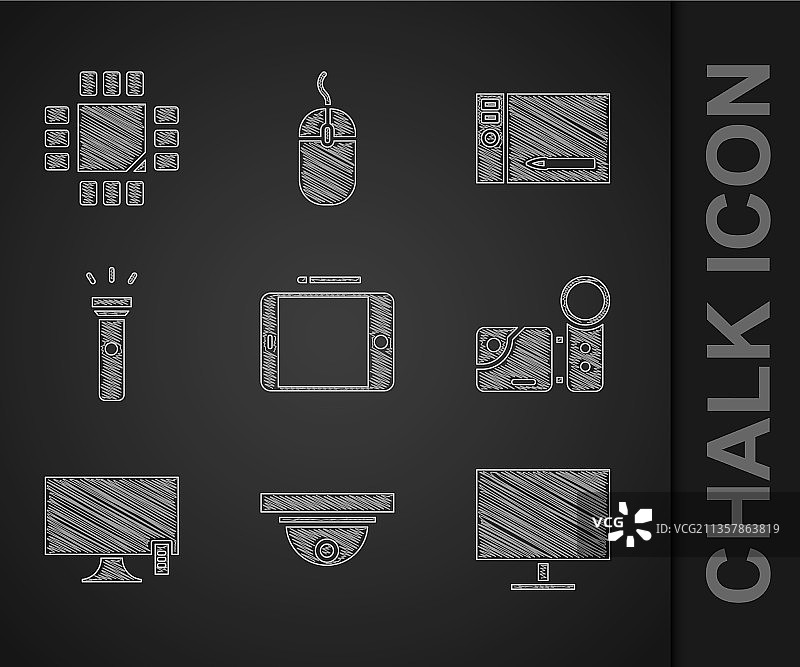 绘图板运动传感器电脑套餐图片素材