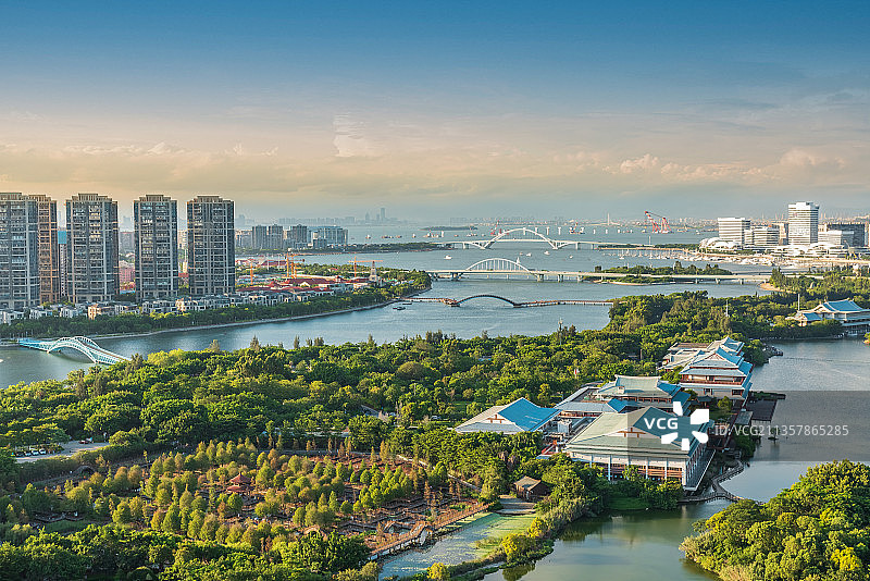 厦门湖里五缘湾湿地公园图片素材