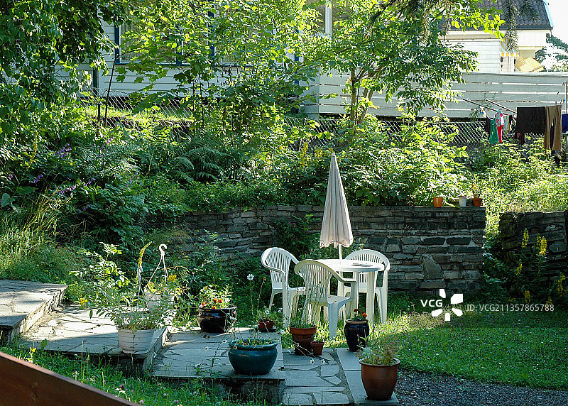 瑞典哥德堡家庭庭院图片素材