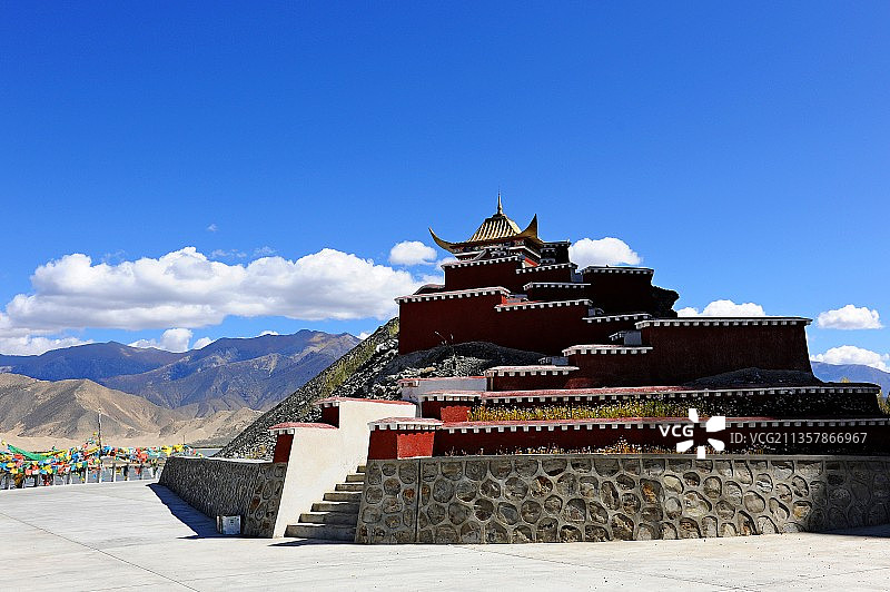 西藏山南，雍布拉康。图片素材