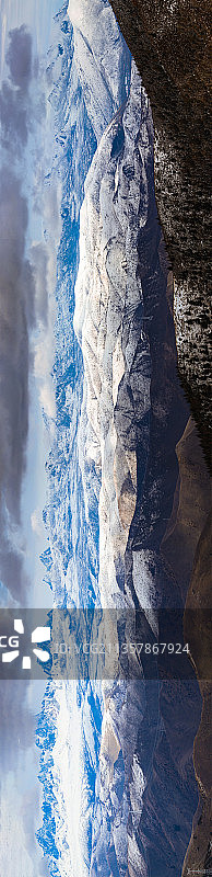 雪山群图片素材