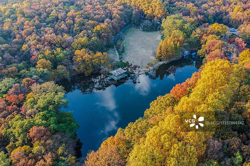 流徽榭秋色，江苏南京图片素材