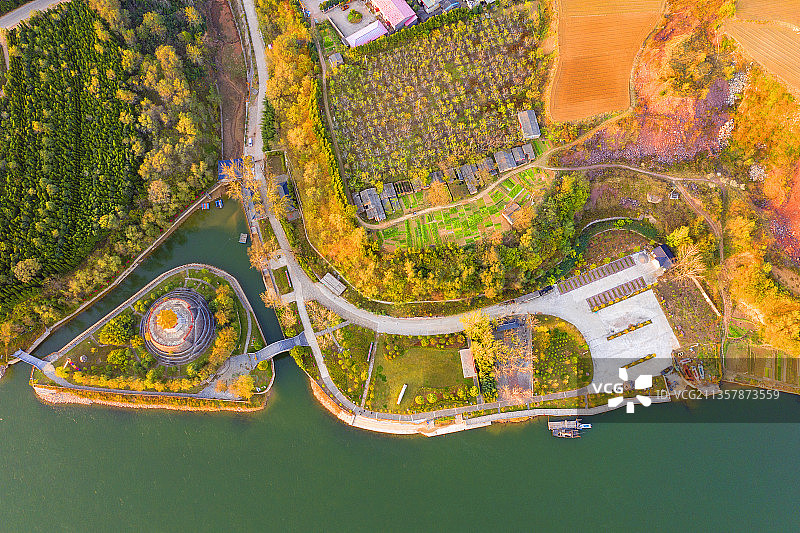 黄河湿地生态美图片素材