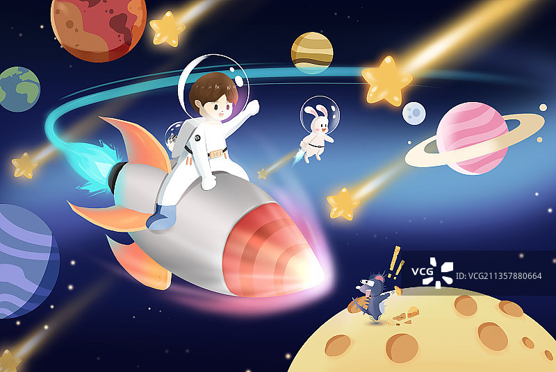 星创银河图片素材