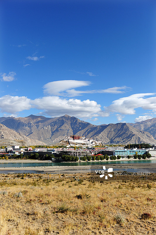 西藏拉萨，布达拉宫。图片素材