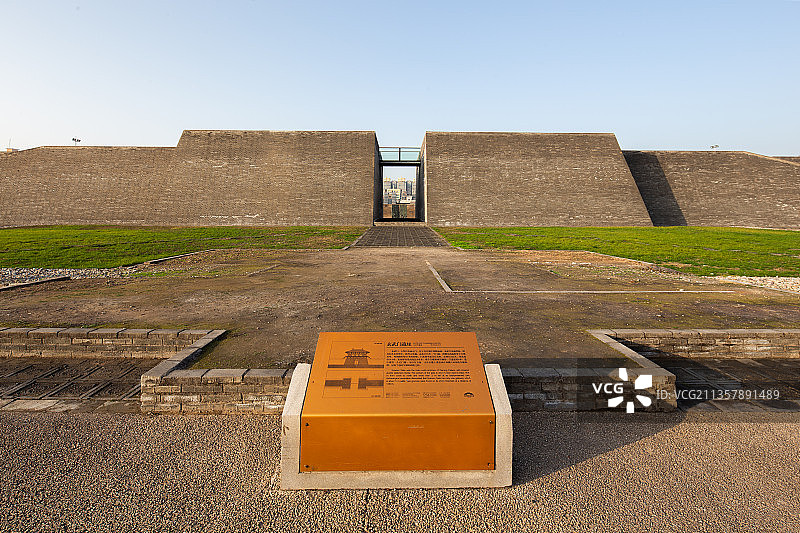 西安玄武门遗址图片素材