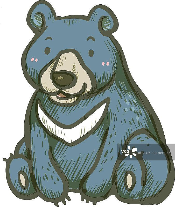 台湾黑熊图片素材