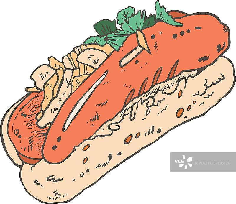 糯米香肠图片素材