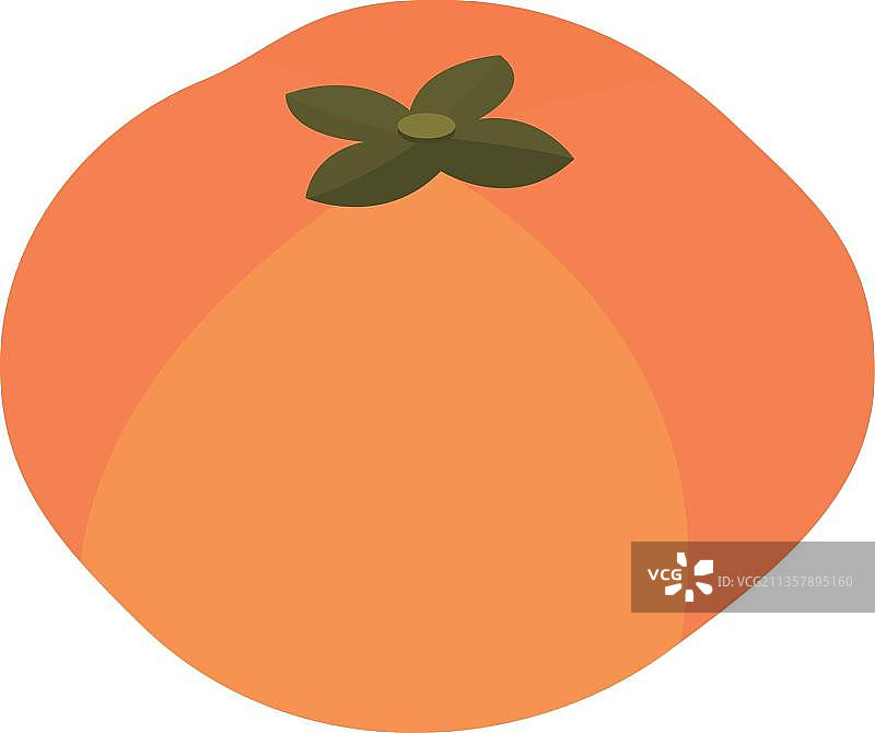 柿子平面设计图片素材