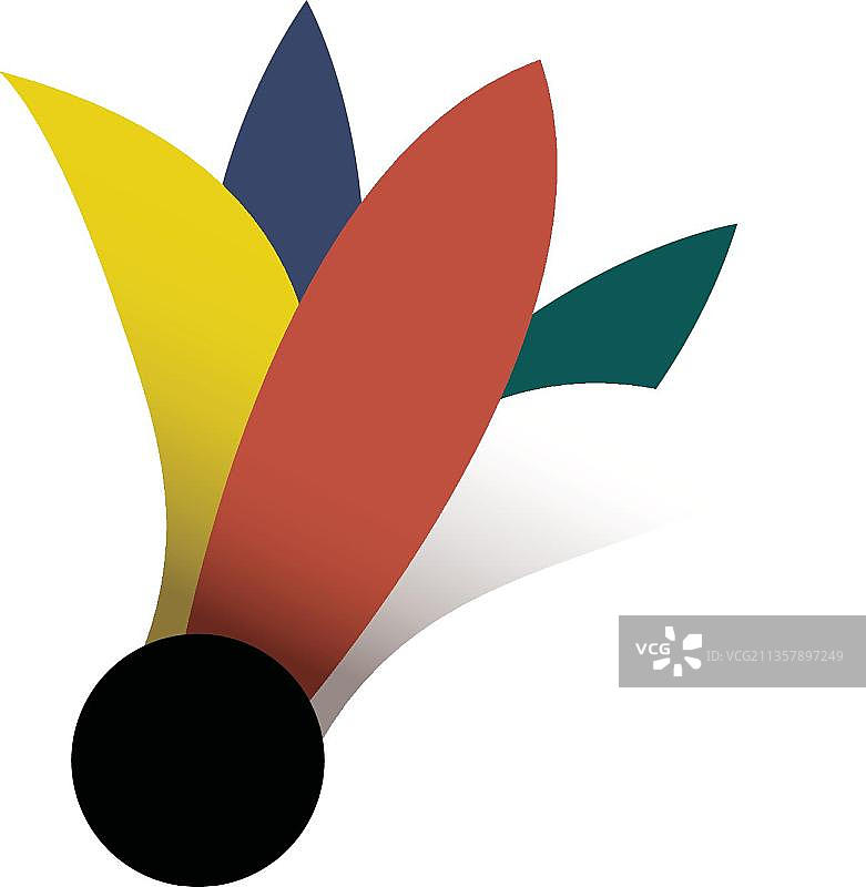 手绘羽毛球图片素材