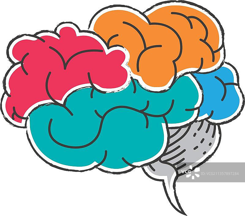 人类的大脑图片素材