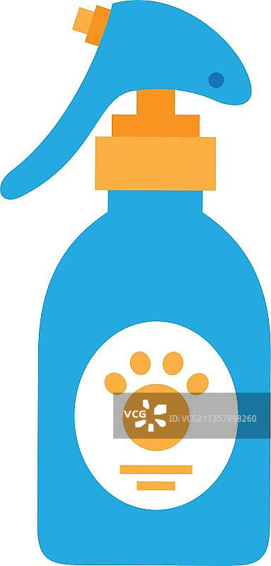 扁平型宠物喷雾瓶图片素材