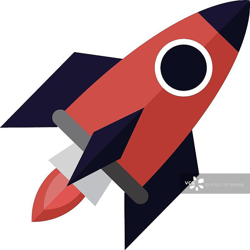 手绘火箭图片素材