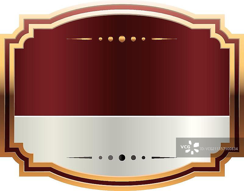 暗金色豪华标签或框架图片素材