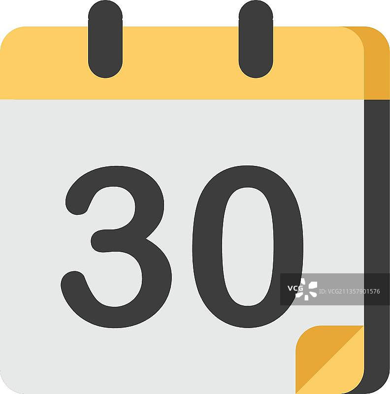 日历彩色插图图片素材