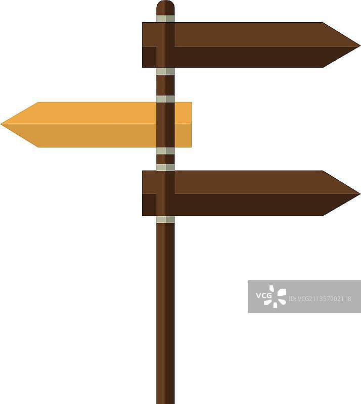 路牌彩色插图图片素材