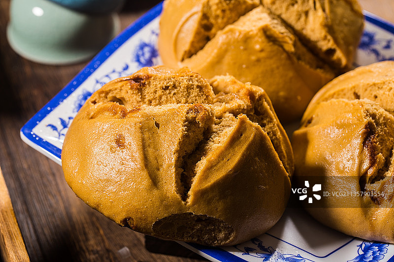 红糖馒头美食图片素材