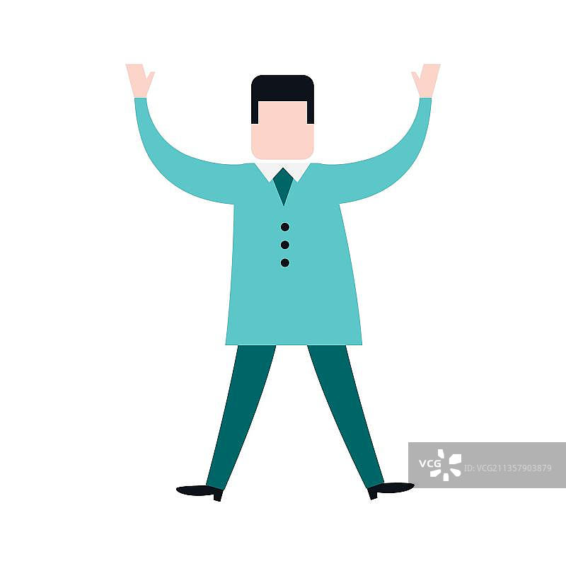 商人用蓝色图片素材