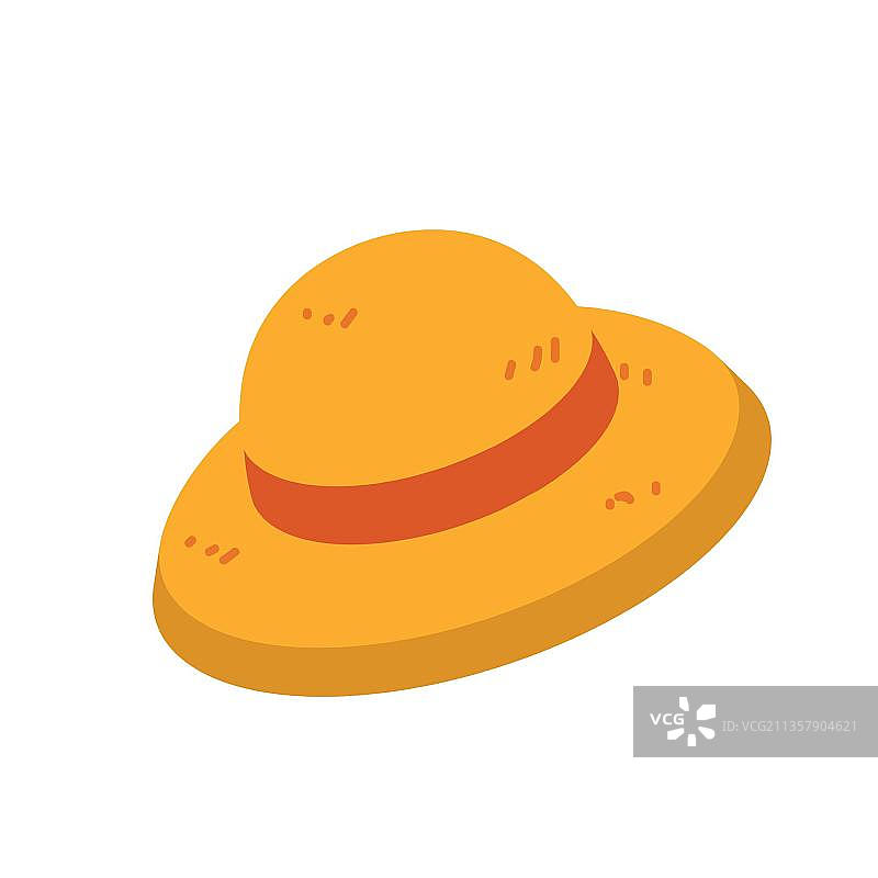 平的草帽图片素材