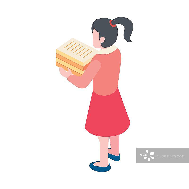 等距的女人图片素材