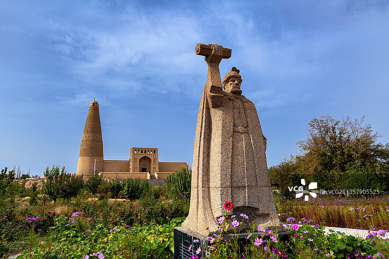 新疆吐鲁番苏公塔景区风光图片素材