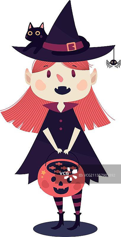 万圣节女巫图标图片素材