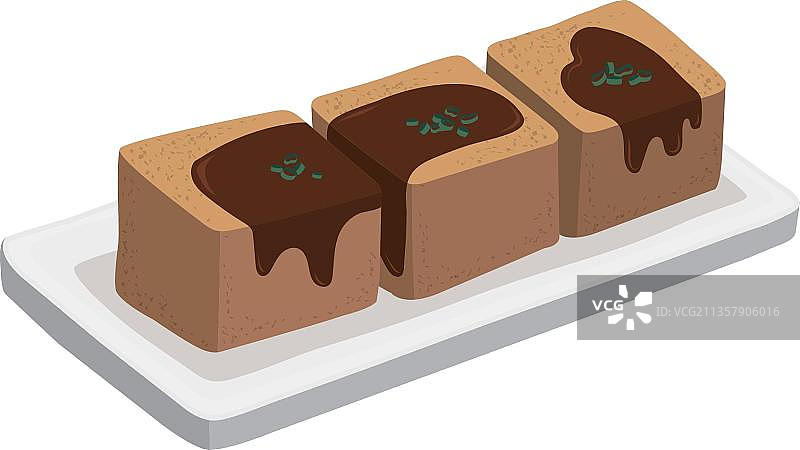 台湾豆腐插图图片素材