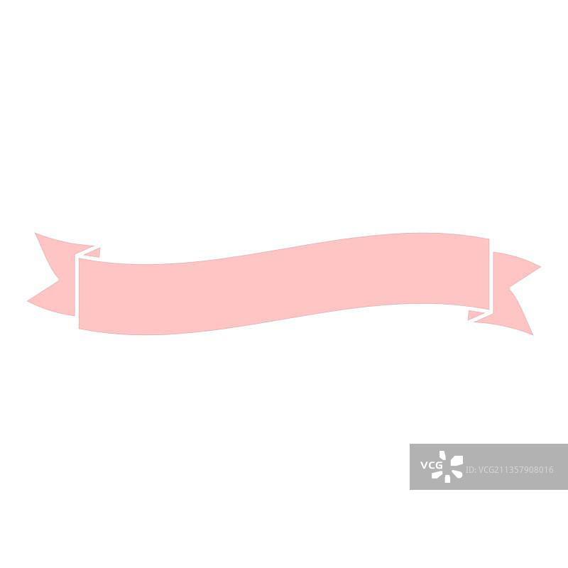 粉红丝带横幅图案图片素材