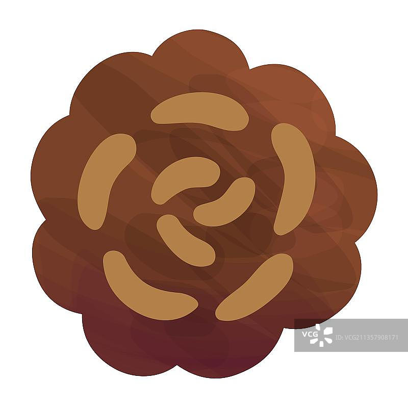 松果俯视图片素材