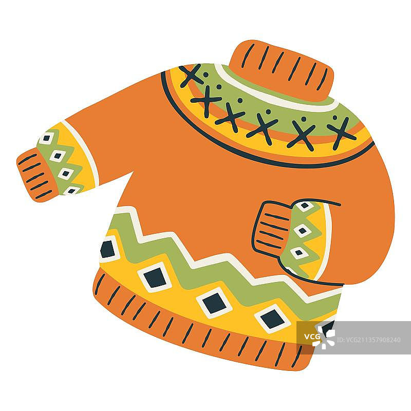 北欧风格的毛衣图片素材