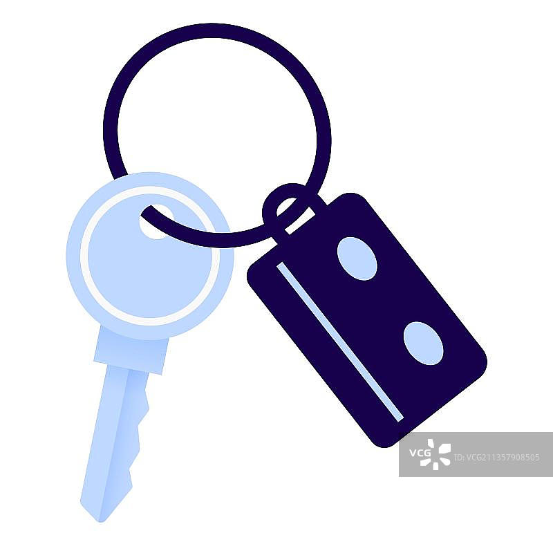 门钥匙为平面设计图片素材