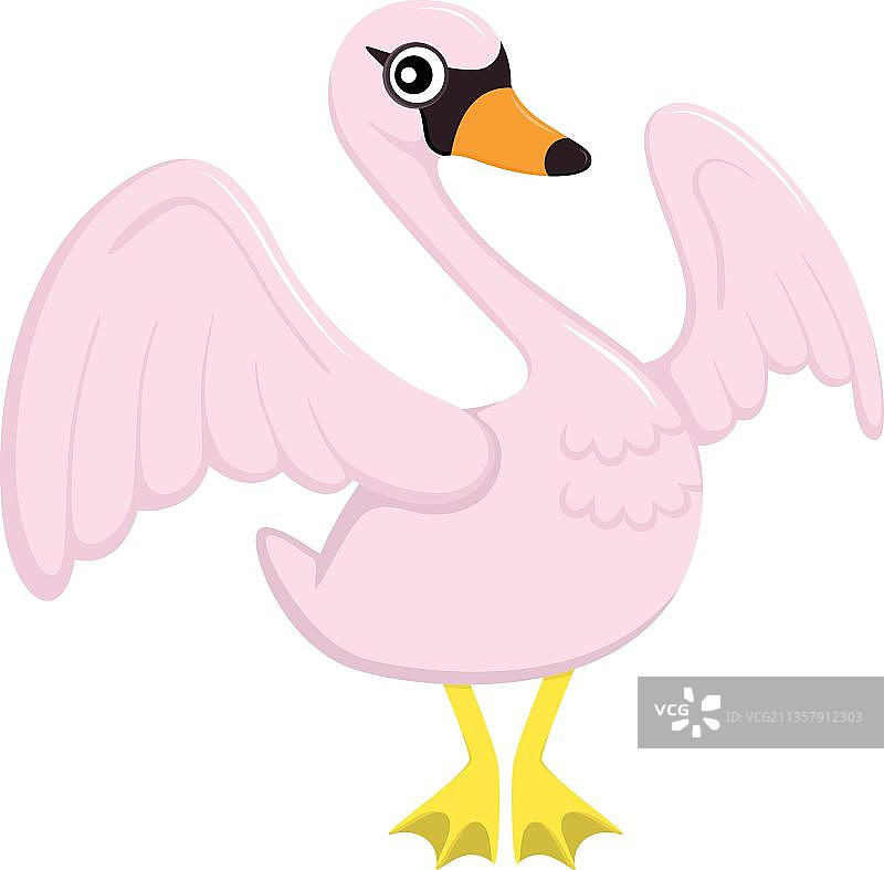 可爱的天鹅图片素材