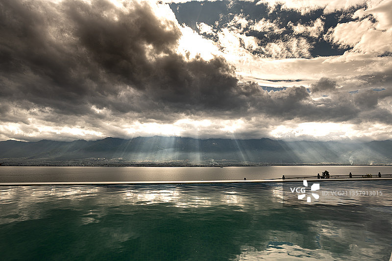 洱海风光图片素材