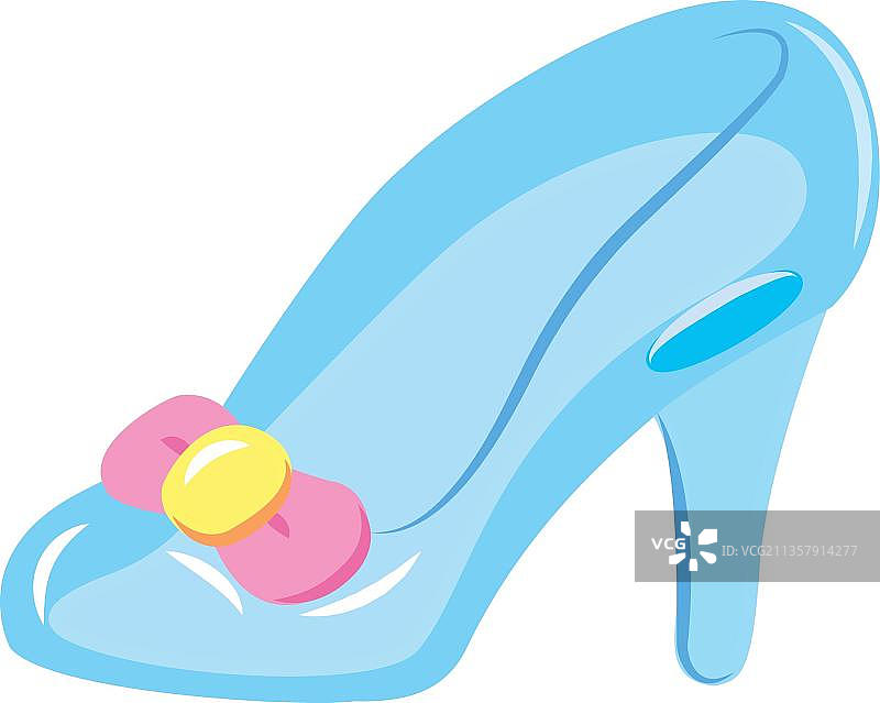 卡通的水晶鞋图片素材