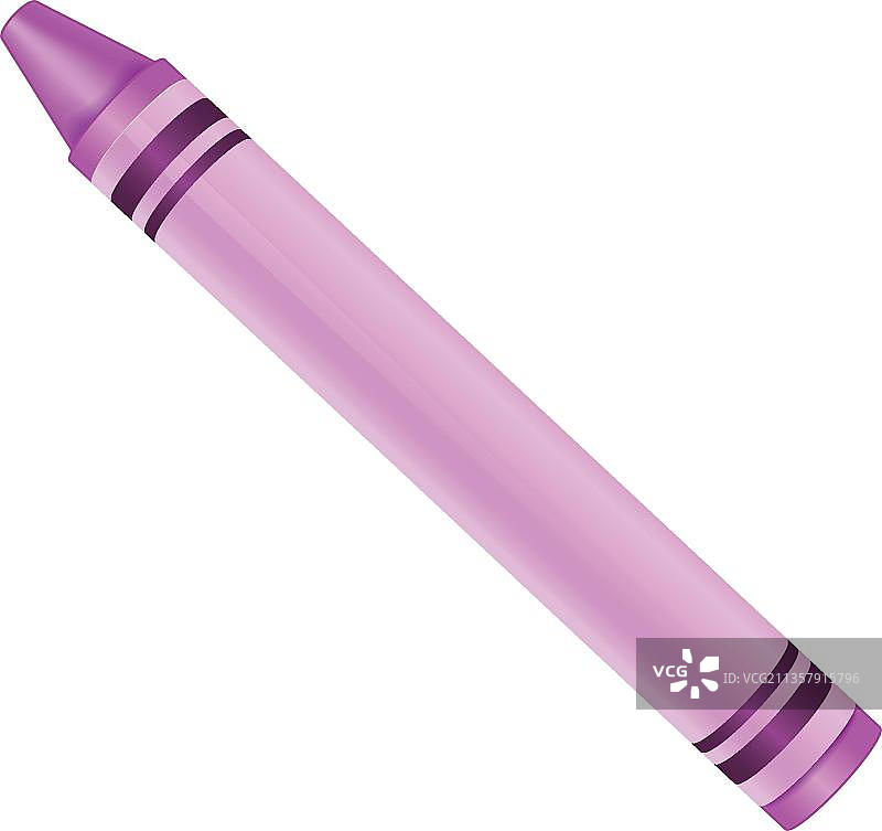 紫色的蜡笔图片素材