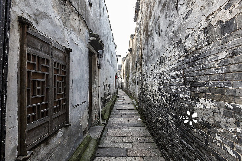 浙江嘉兴西塘古镇：计家弄图片素材