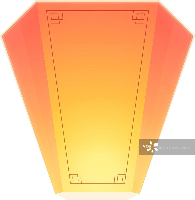 中国元宵节的黄灯笼图片素材