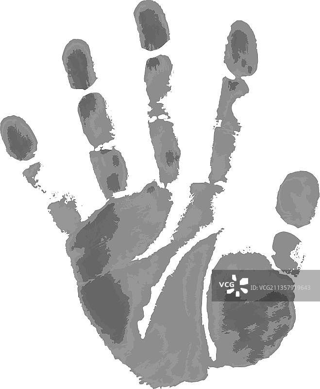 逼真的人类掌纹图片素材